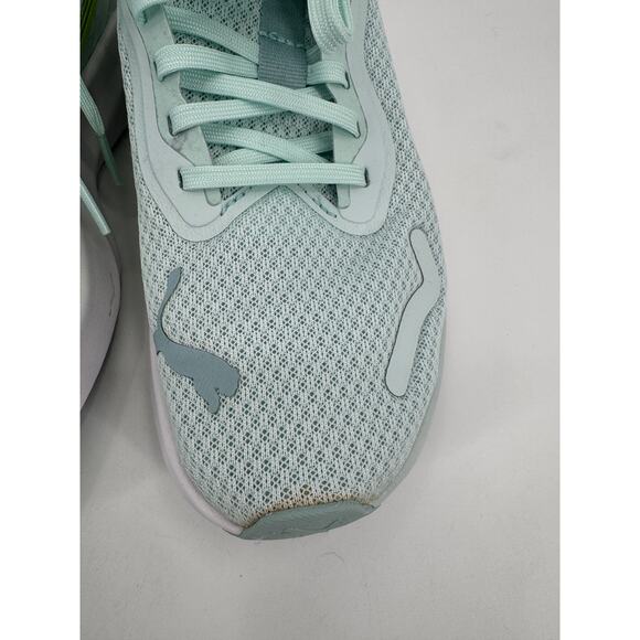 Puma Women's Pounce Lite Lace Up Green Athletic Running Shoes Size 7.5 - Picture 7 of 11